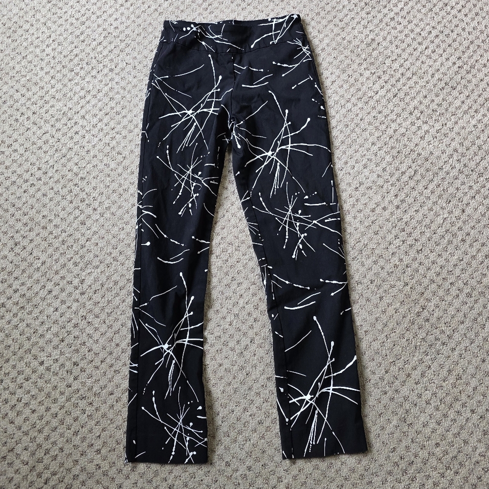 Krazy Larry Paint Splatter Pull On Pants